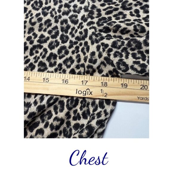 Michael by Michael Kors Women’s Leopard Print Top Size M - Picture 4 of 5